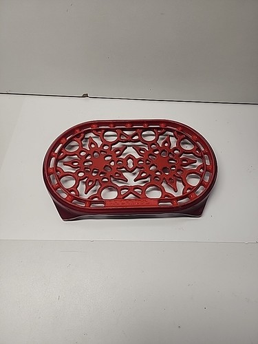 Vntg creuset trivet pot - le,