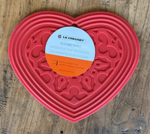 Creuset silicone heart - le,