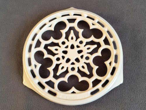 Creuset white enameled cast - creuset,
