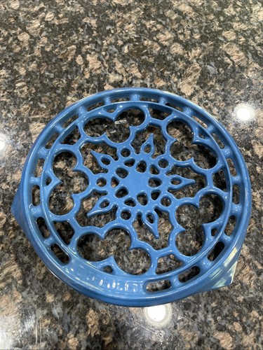 Creuset blue enameled - le,